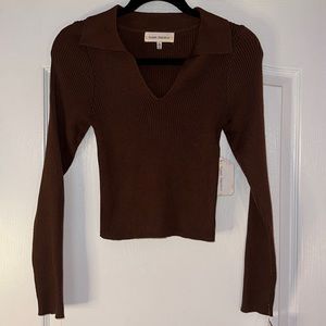 NWT Collar Sweater